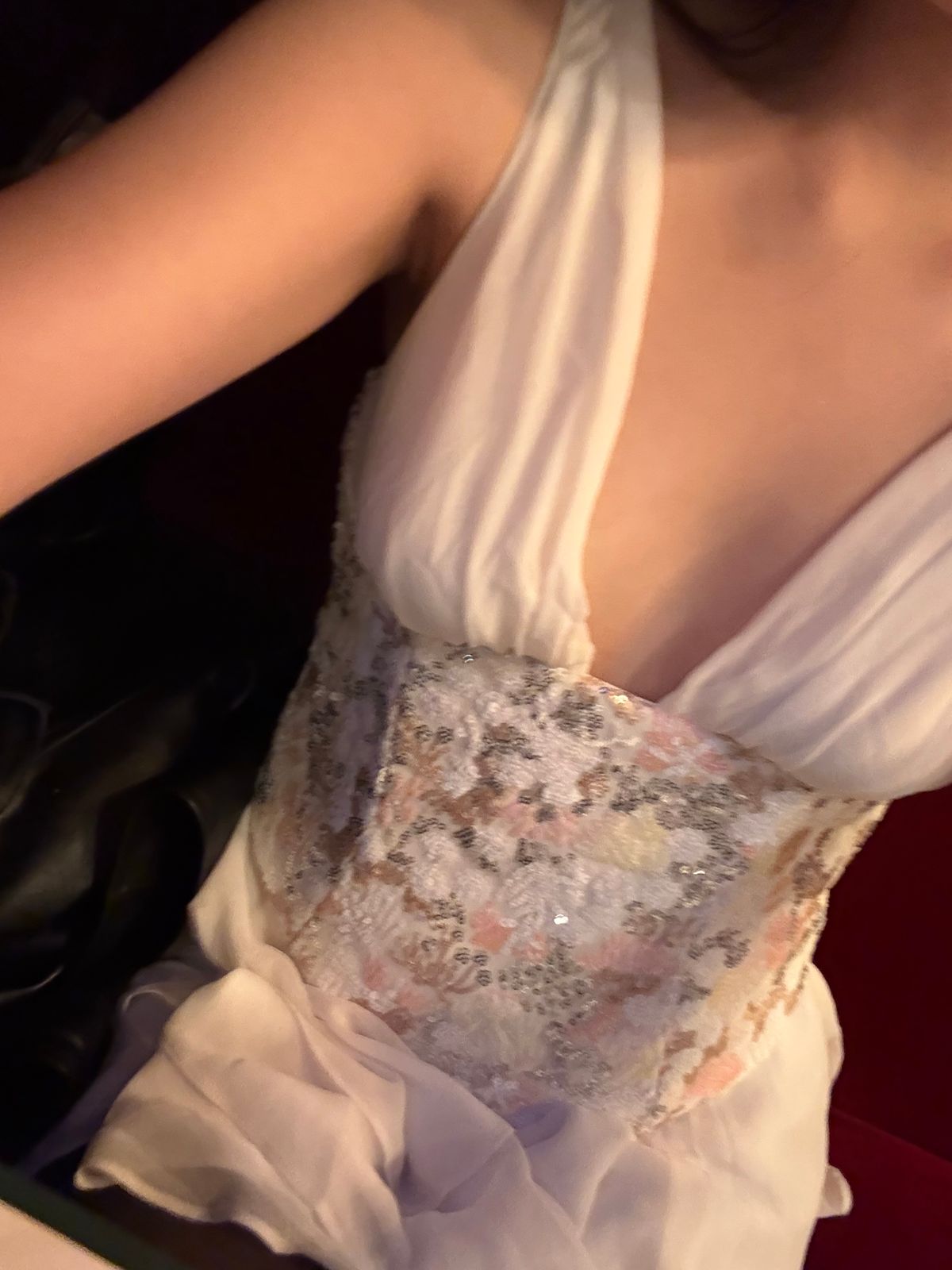 Sakura Embellished Ruffled Corset Mini Dress in Ivory | Oh Polly