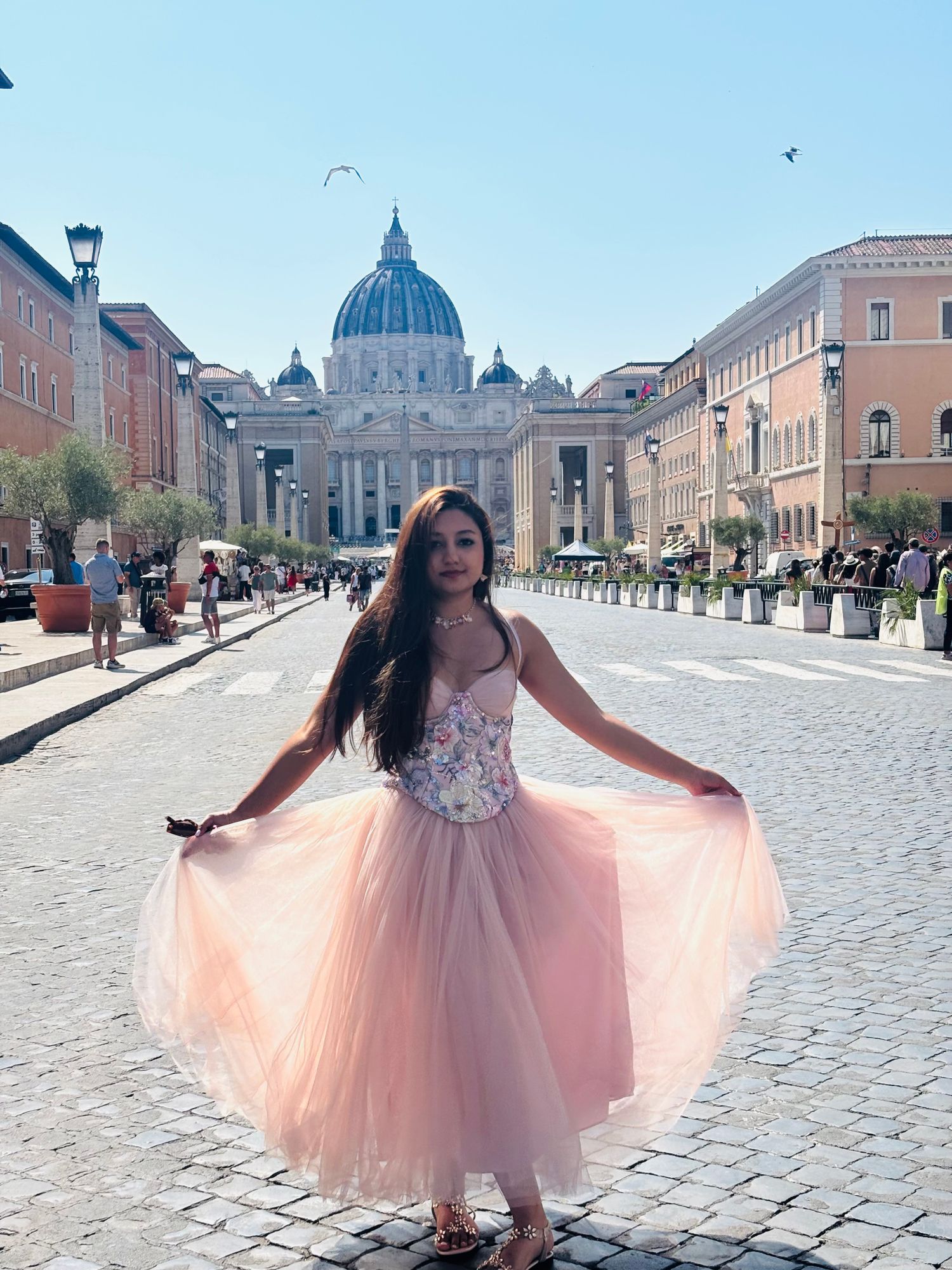 Elia Embellished Lace-Up Corset in Floral Pink | Oh Polly display picture 1