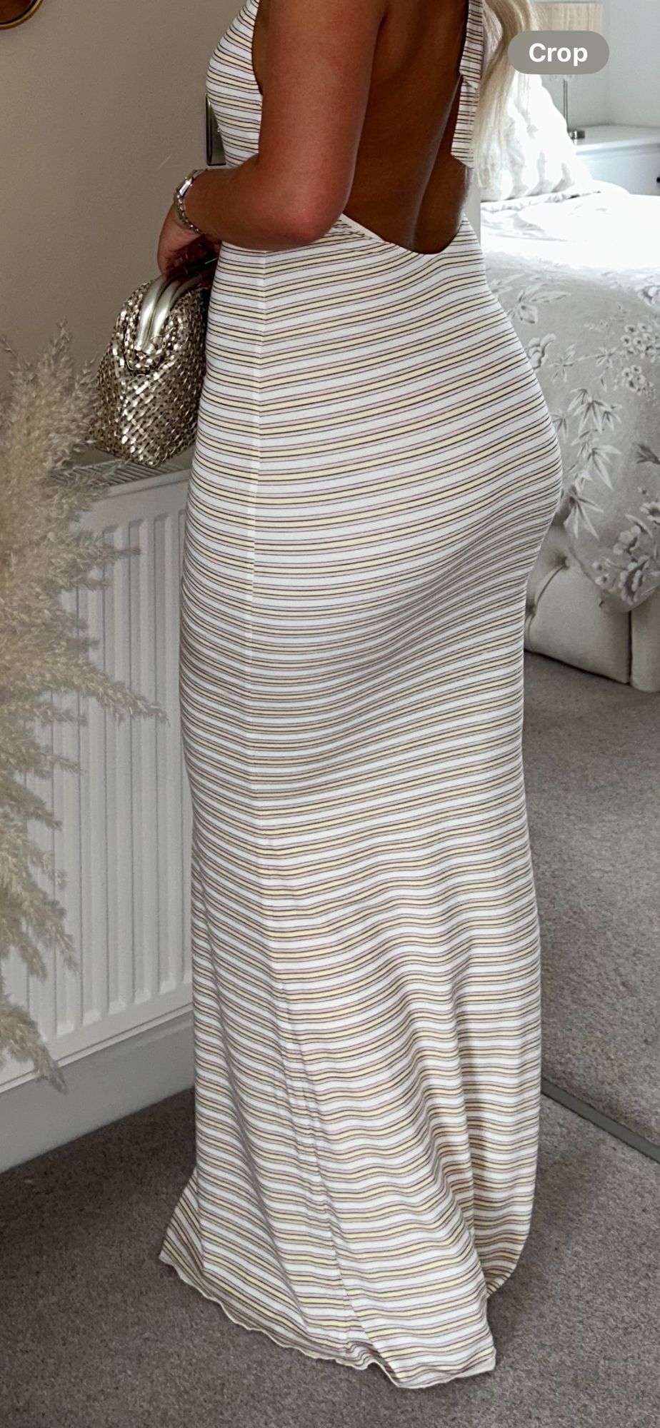 Salma Modal Scoop-Neck Maxi Dress in Stripe | Oh Polly