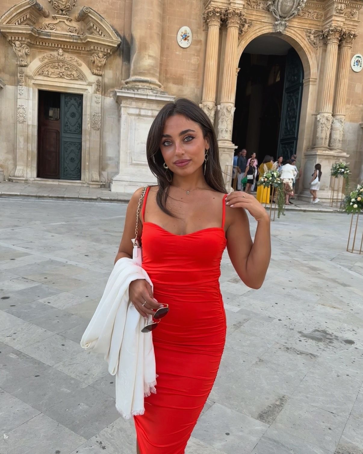 Oh Polly Red Midi Dress Make 'Em Wait Bandeau Ruched Midaxi Dress In Red Parallel Oh Polly Red Midi Dress Make 'Em Wait Bandeau Ruched Midaxi Dress In Red Parallel