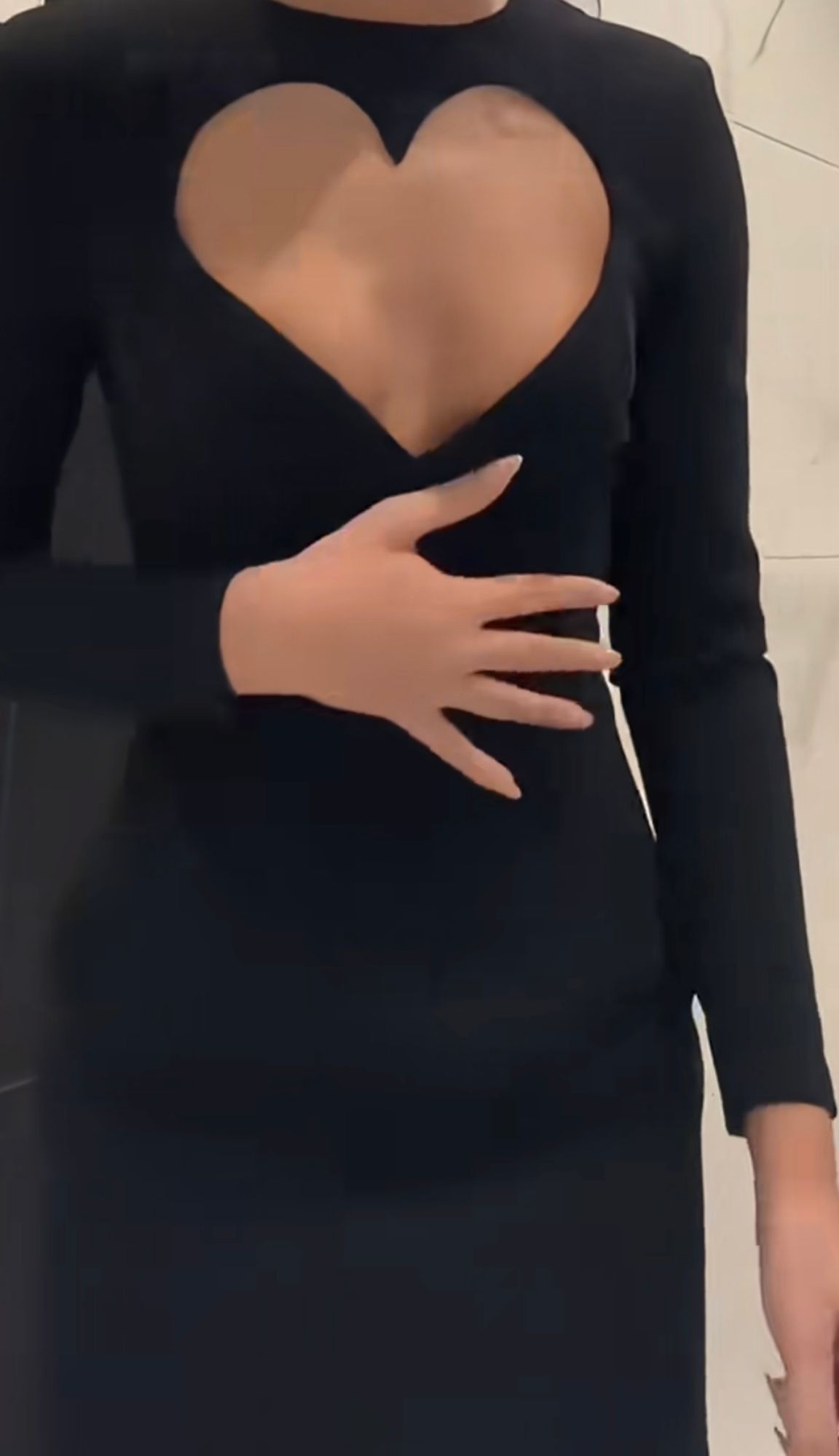 a dress to match my black heart Daniela Black Heart Mesh Bubble Dress – Theme NYC main image 1