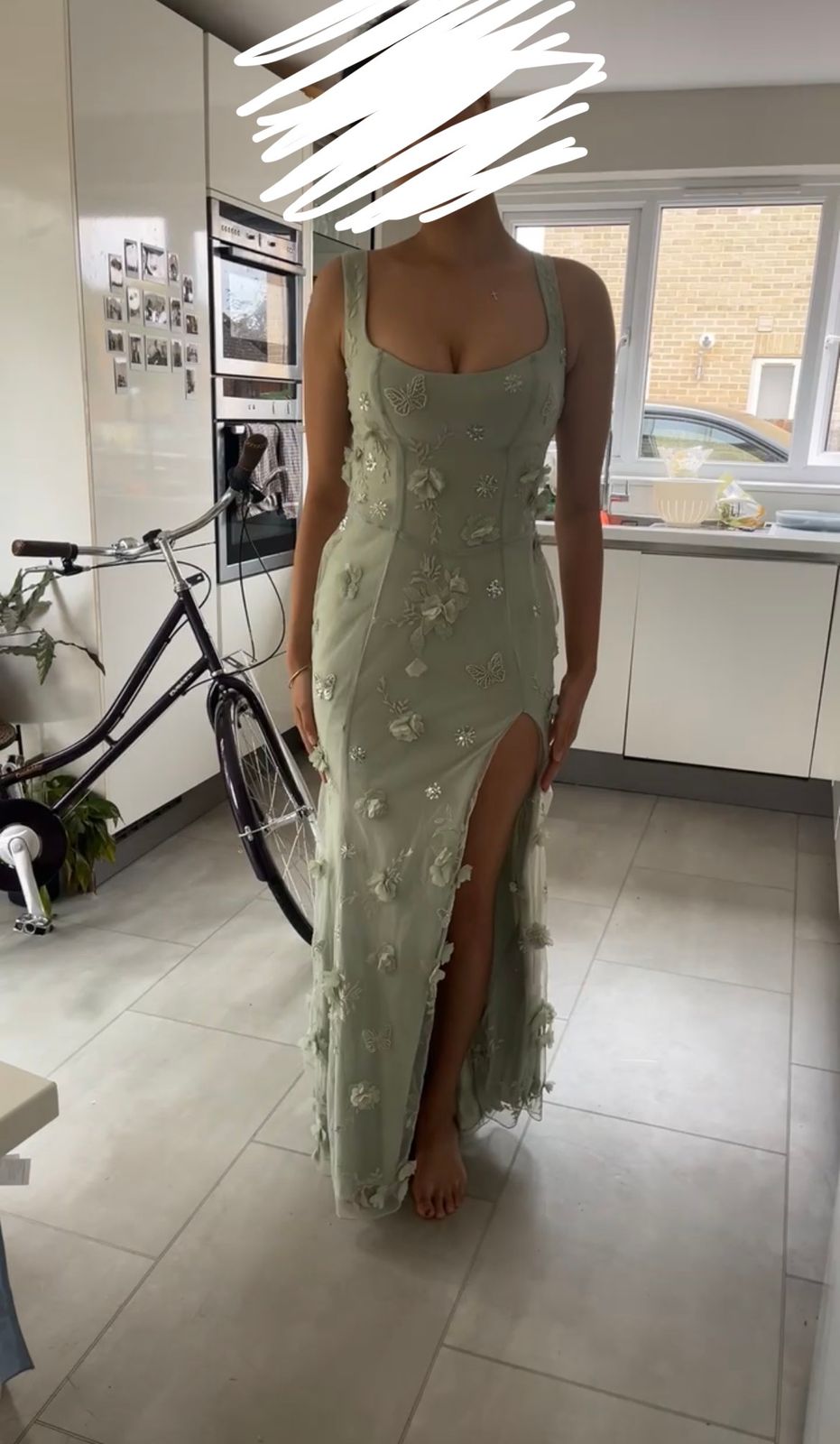 oh polly sage green maxi dress Green Gables Burnout Maxi Dress | Sage | Womens main image 1