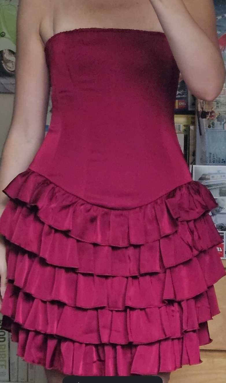strapless open back dress Run Free Gown main image 1