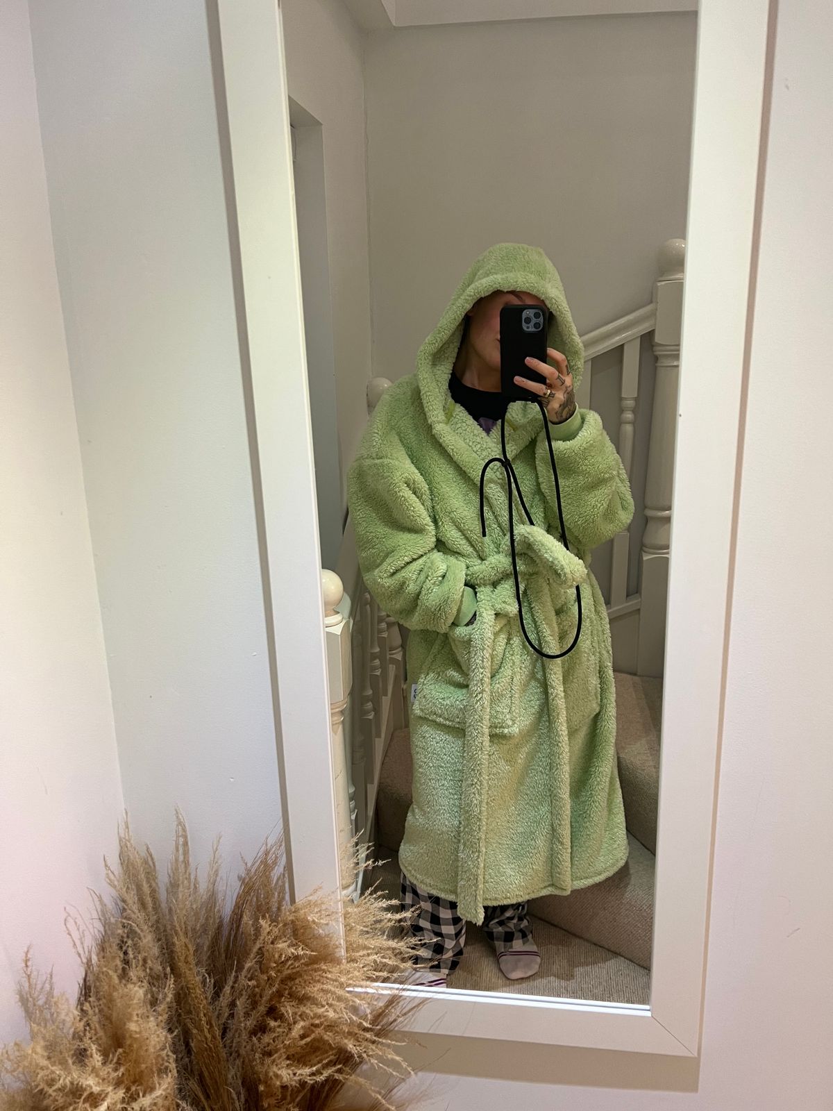 Green Fluffy Dressing Gown The Oodie UK Green Fluffy Dressing Gown The Oodie UK