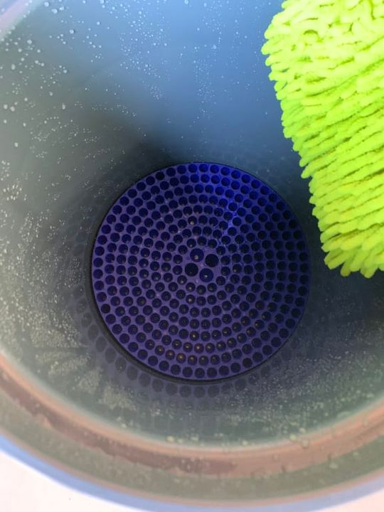 Wash Bucket Grit Guard 3 Gallon Bucket Chemical Guys DIRTTRAP03 Cyclone Dirt Trap Car Wash Bucket Insert Car Wash Filter Removes Dirt And Debris While You Wash (Blue) 12 Diameter Great For