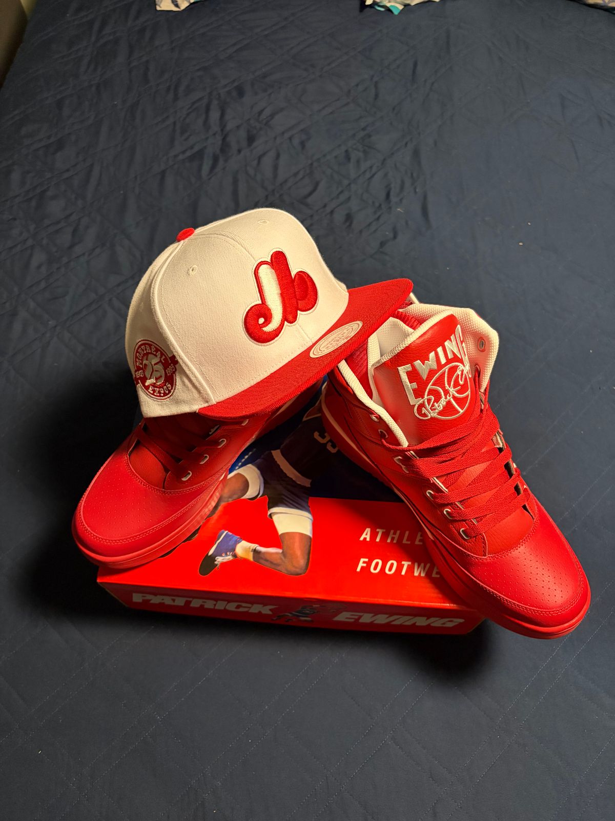 33 HI OG Scarlet Red/White – Ewing Athletics display picture 2