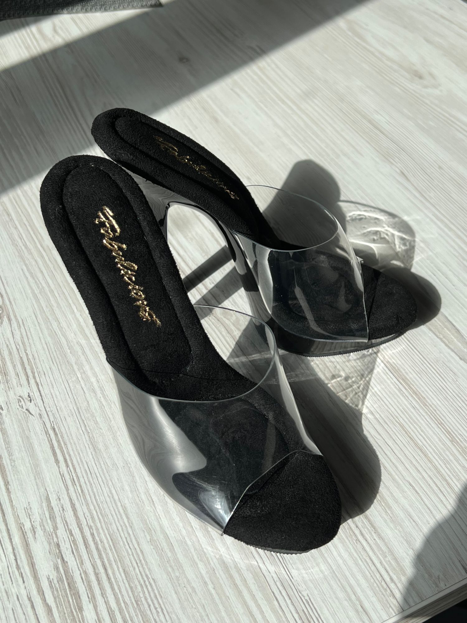 Pleaser Lip-101 - Scarpe Con Plateau E Tacco 12,7 Cm - Donna - Tessuto