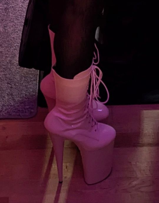 Pleaser Beyond Pink Pleaser Heels Pleaser Beyond-1050 In Baby Pink