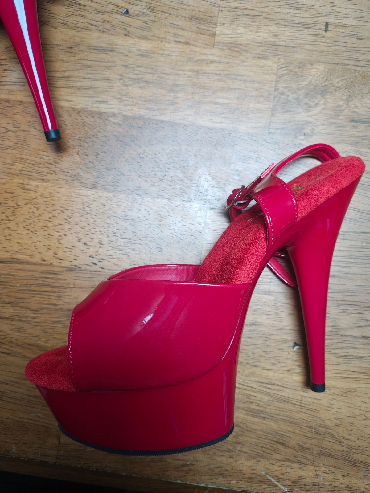 Sandales à Talons Hauts Pleaser Delight-609 - Plateforme Et Sangle Cheville - Taille Normale