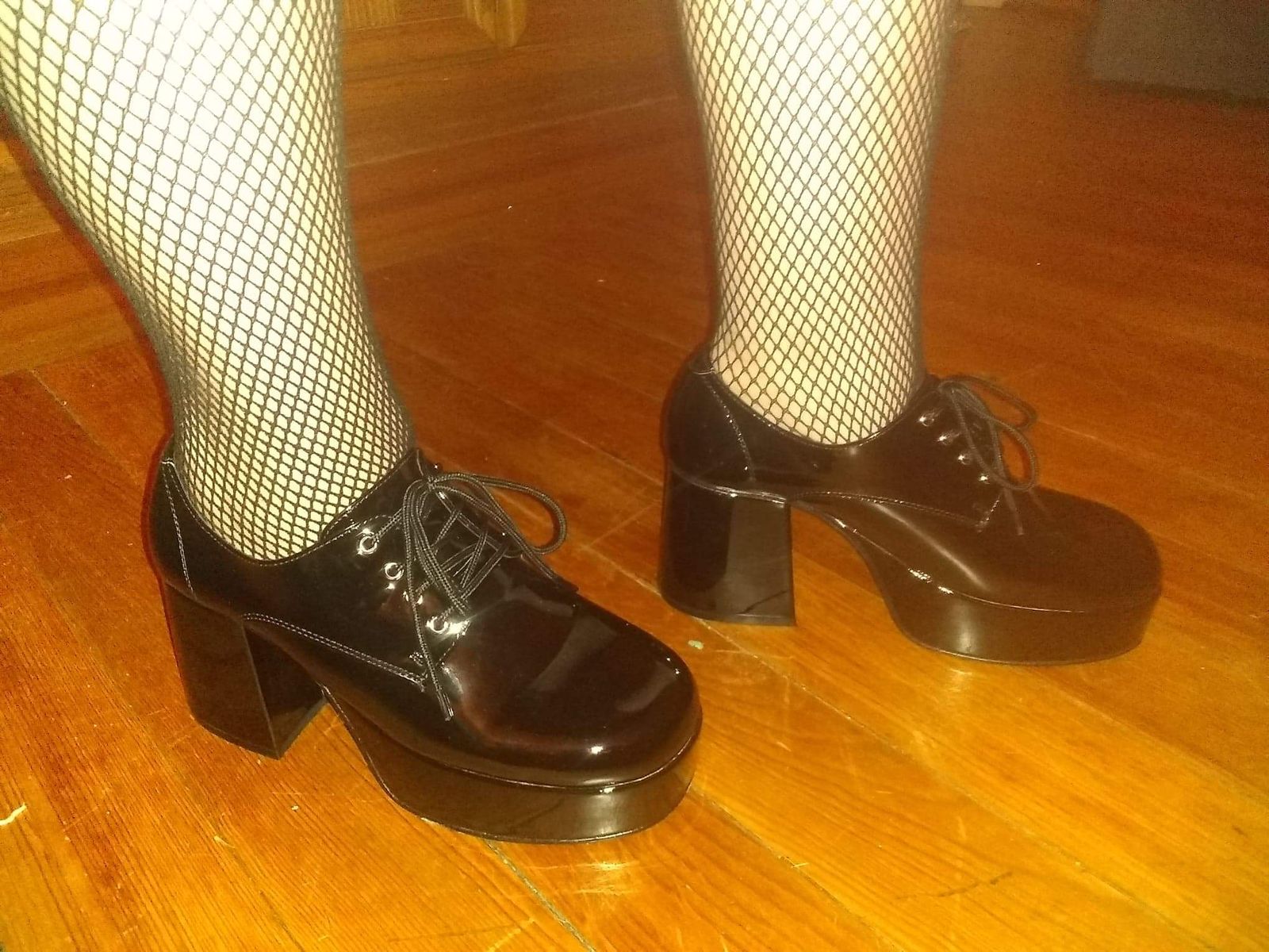 Funtasma Pleaser Jazz Disco Black Patent Leather Platform Oxford Shoes. Amazon.com | Funtasma 1 main image 2