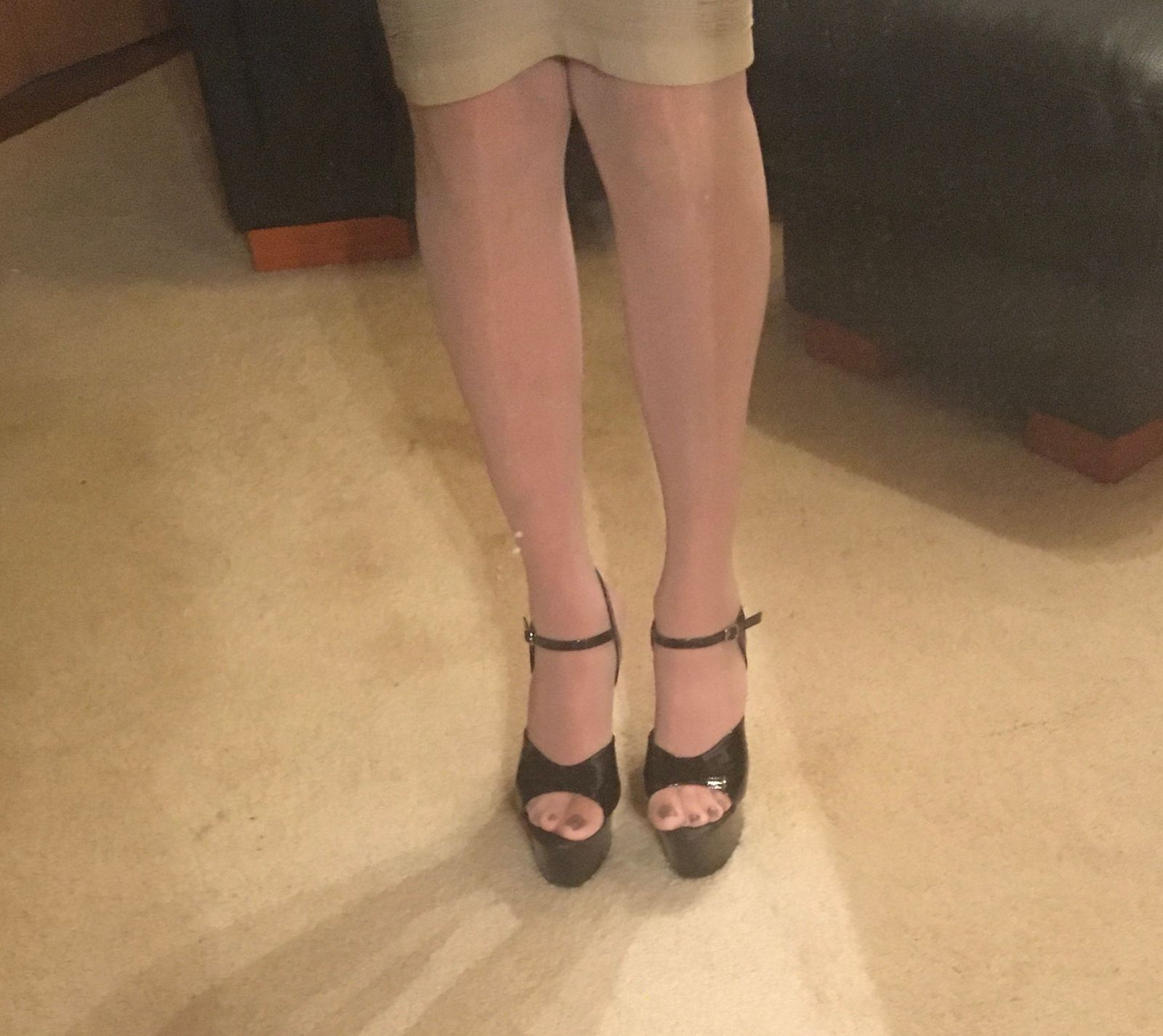 Pleaser Women's Sky-309mmg Sandal - 7 Inch Heel With Iridescent Glitter