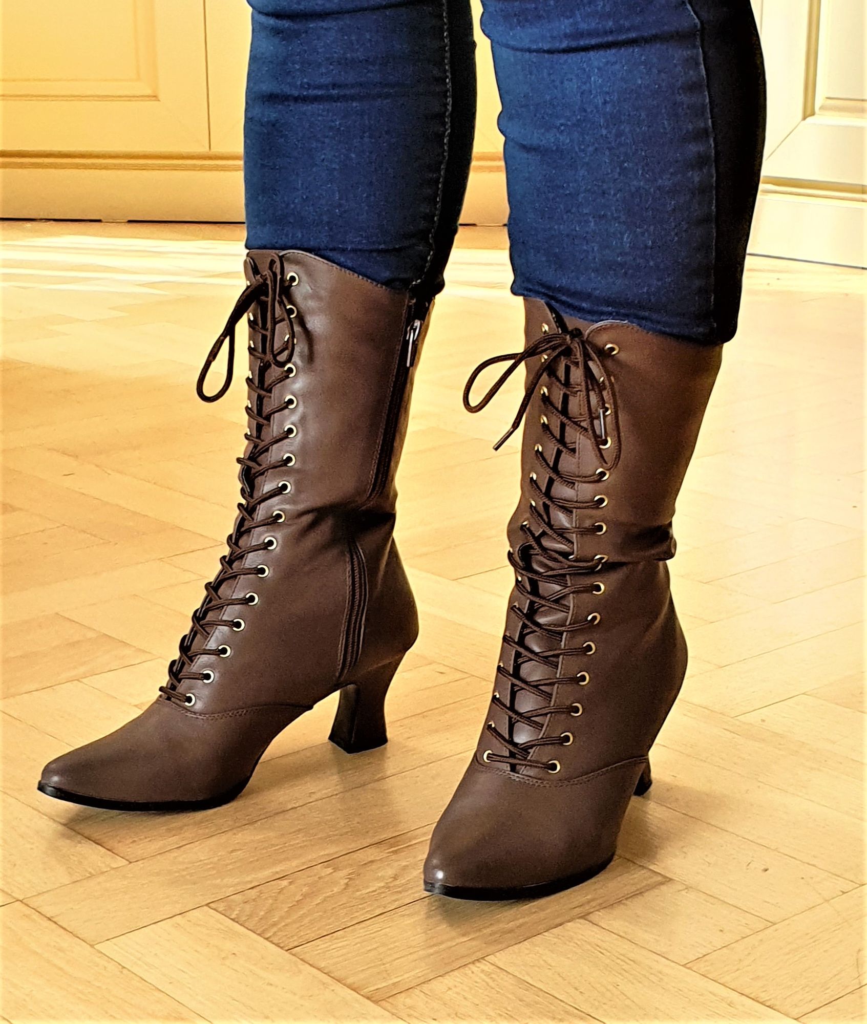 Funtasma Victorian-120 in Black – Pleaser Shoes