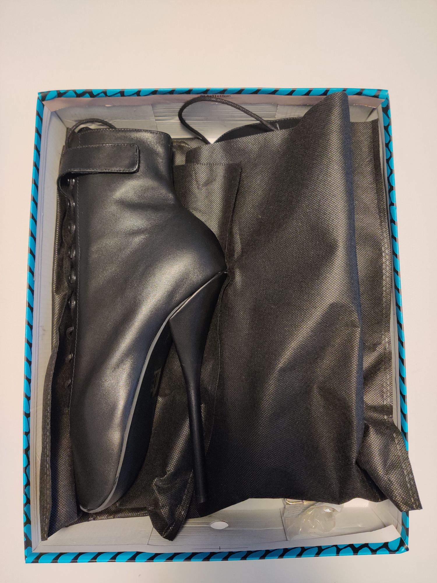 Bottes Ballerines Devious BALLET-2020 - Talon Aiguille 17,8 Cm, Fermeture éclair Interne, Noir