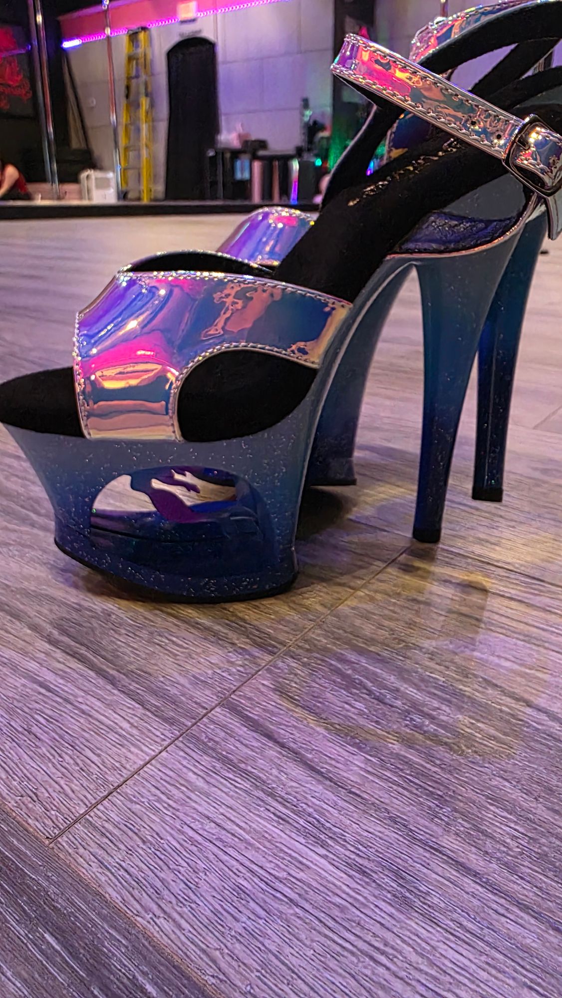 Pleaser Moon-711MER in Blue – Pleaser Shoes