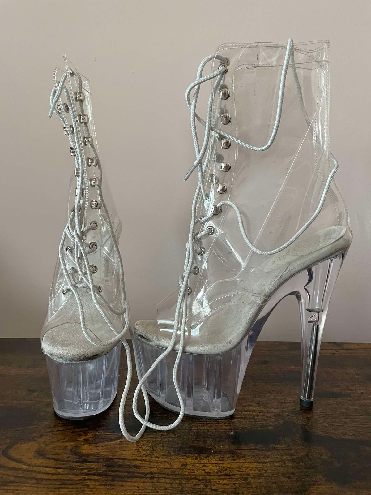 Pleaser Adore-1021C in Clear – Pleaser Shoes