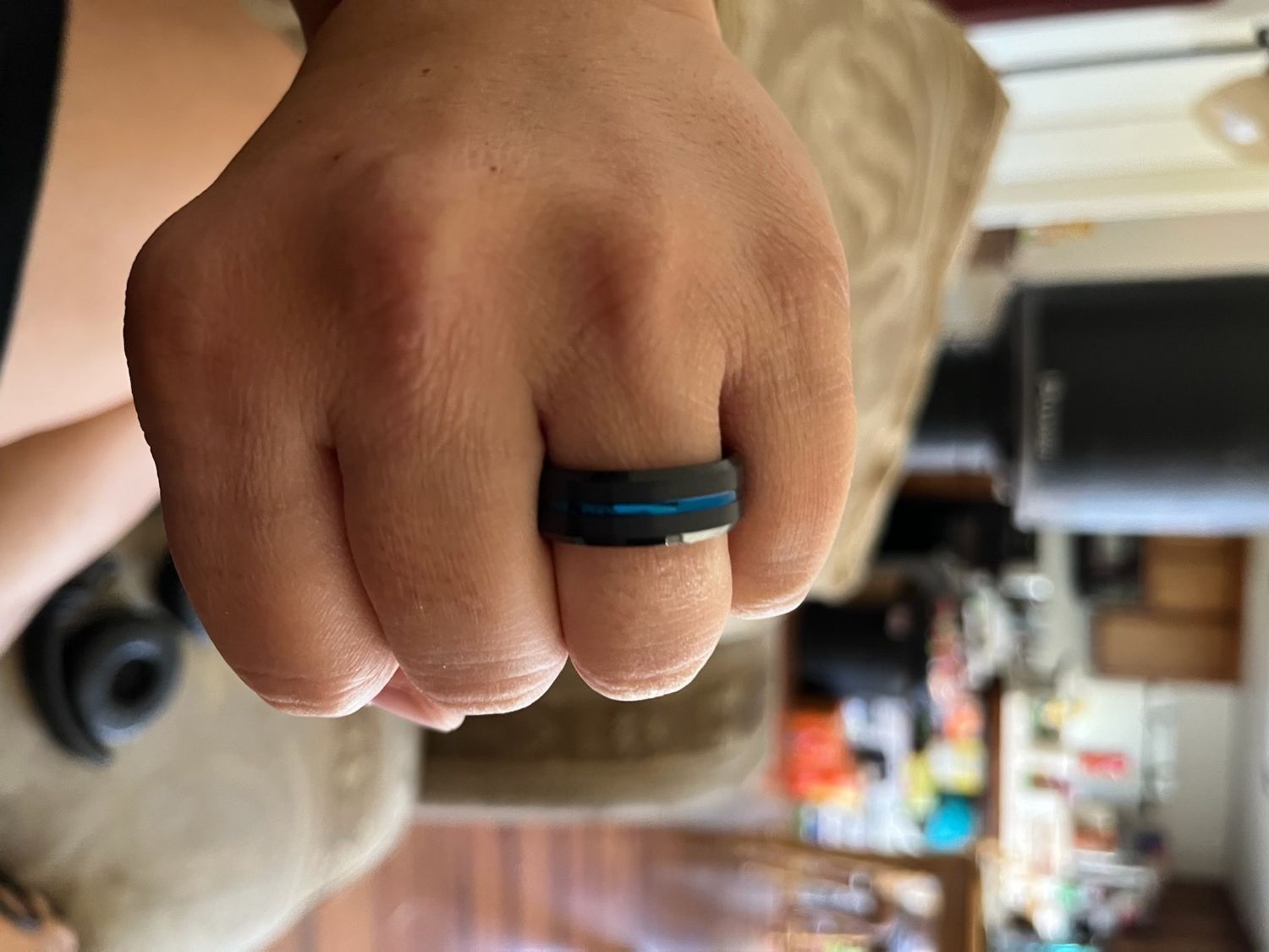 Maui Rings Mens Sport Wedding Bands Silicone Wedding Band M MAUI