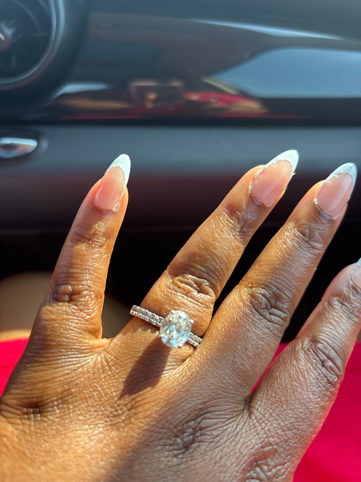 The Heather Gold Oval Engagement Ring 3 CT - Modern Gents