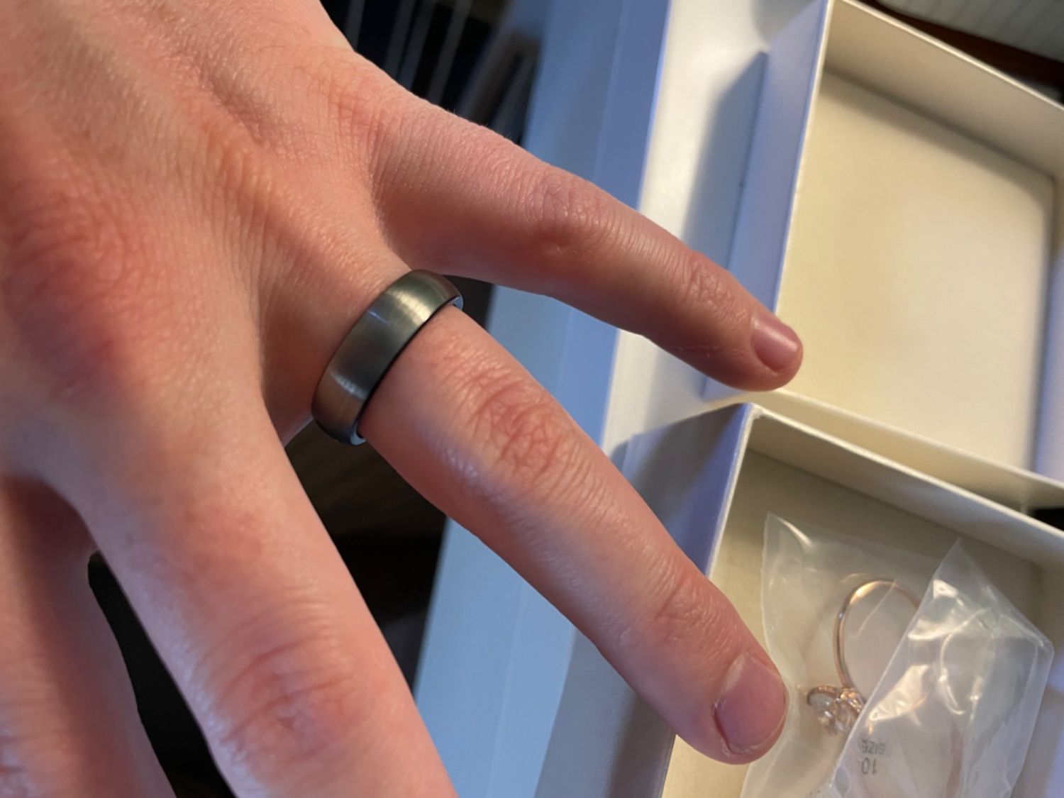 unusual male tungsten rings