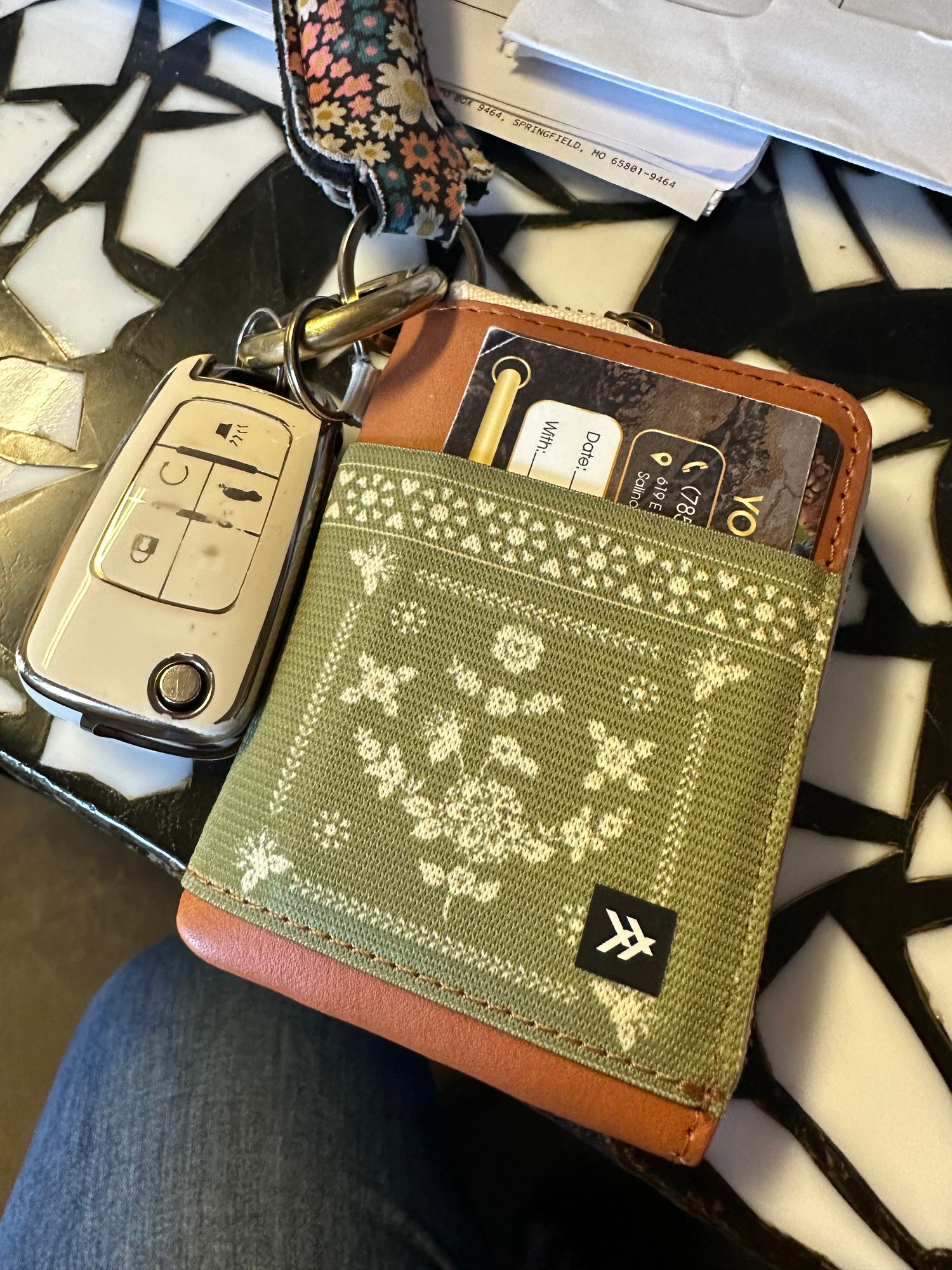 Sawyer Olive | Leather Zip Wallet | For Cards, Cash, Coins, & More 