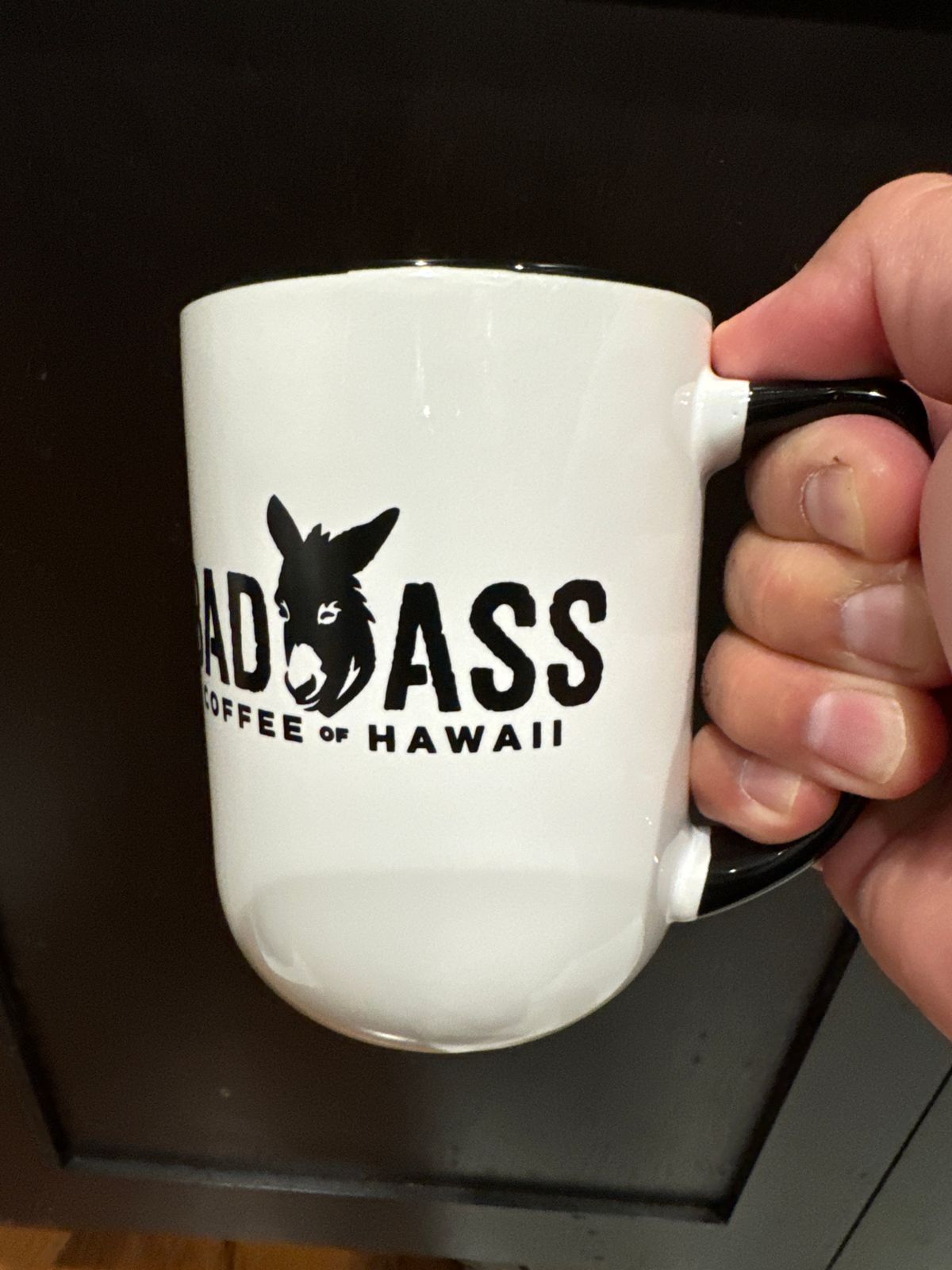 Bad Ass Coffee 15 oz. Two-tone Coffee Mug