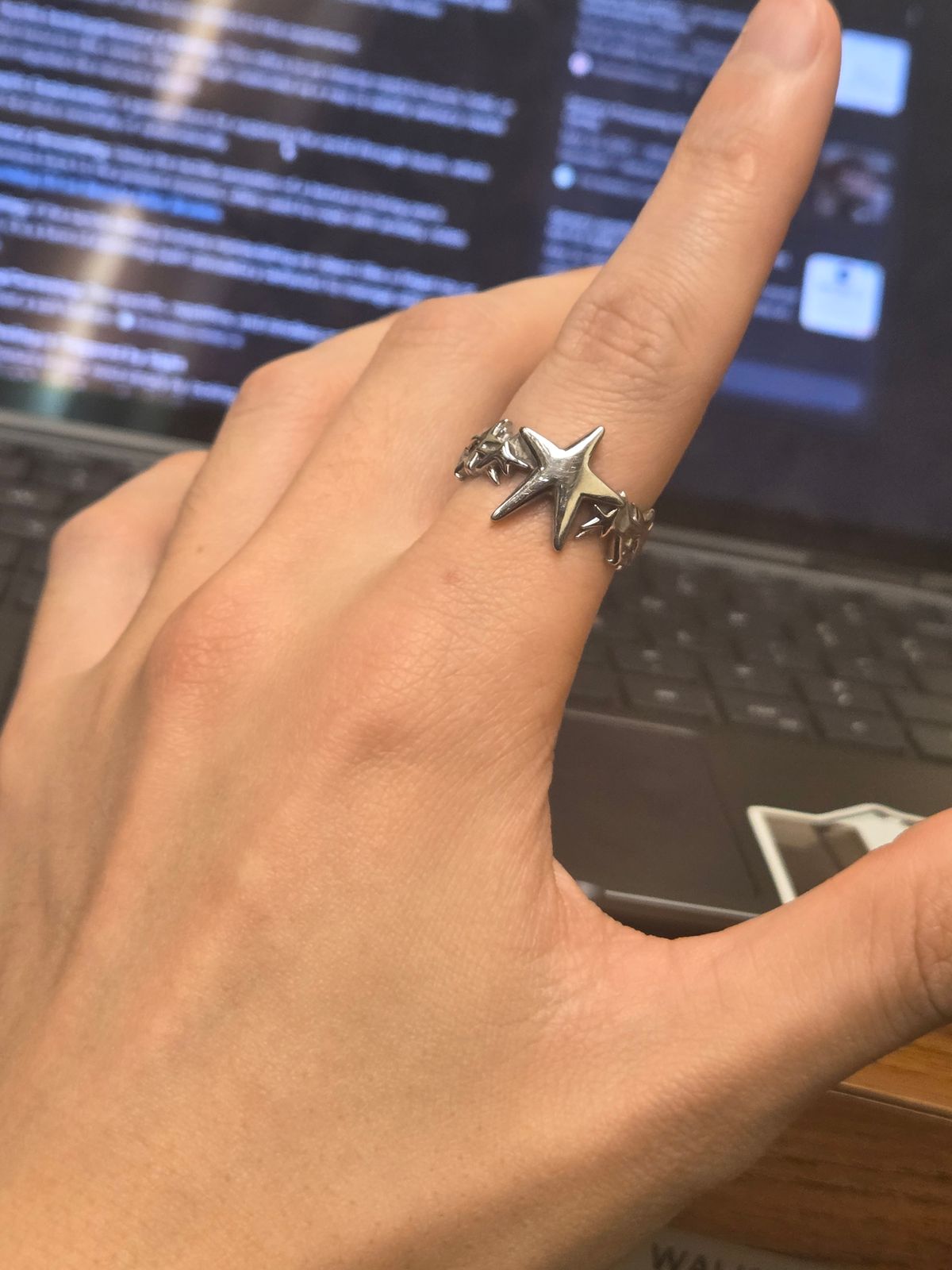 Star Child Ring - y2k Ring - 2000s Jewelry