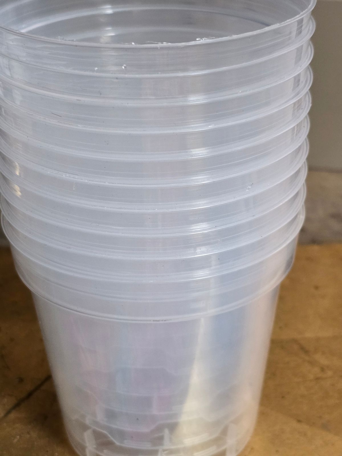 4 Clear Grow Pots (10 pack)  BWH Plant Co