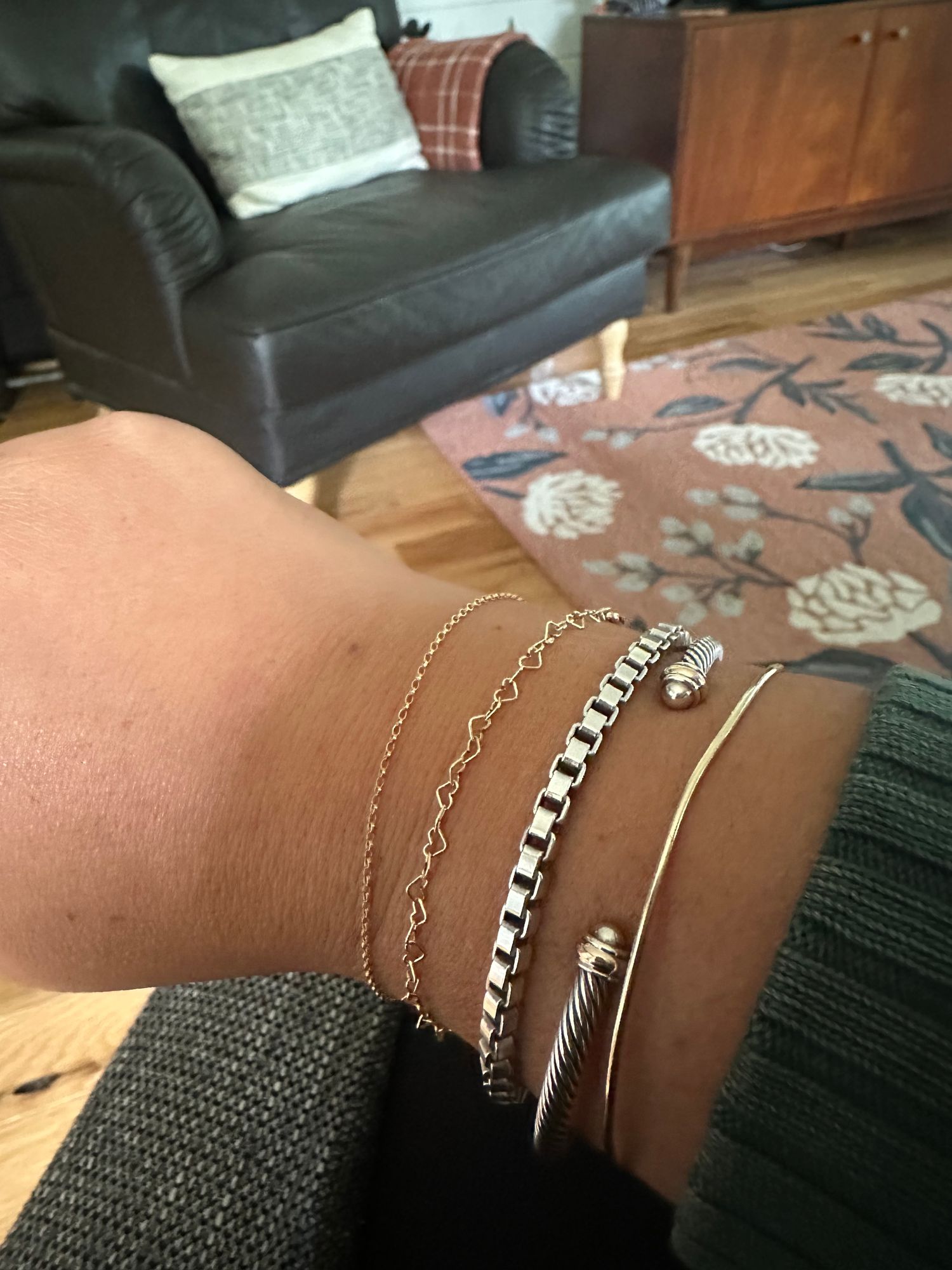 Heart Chain Bracelet | Made By Mary