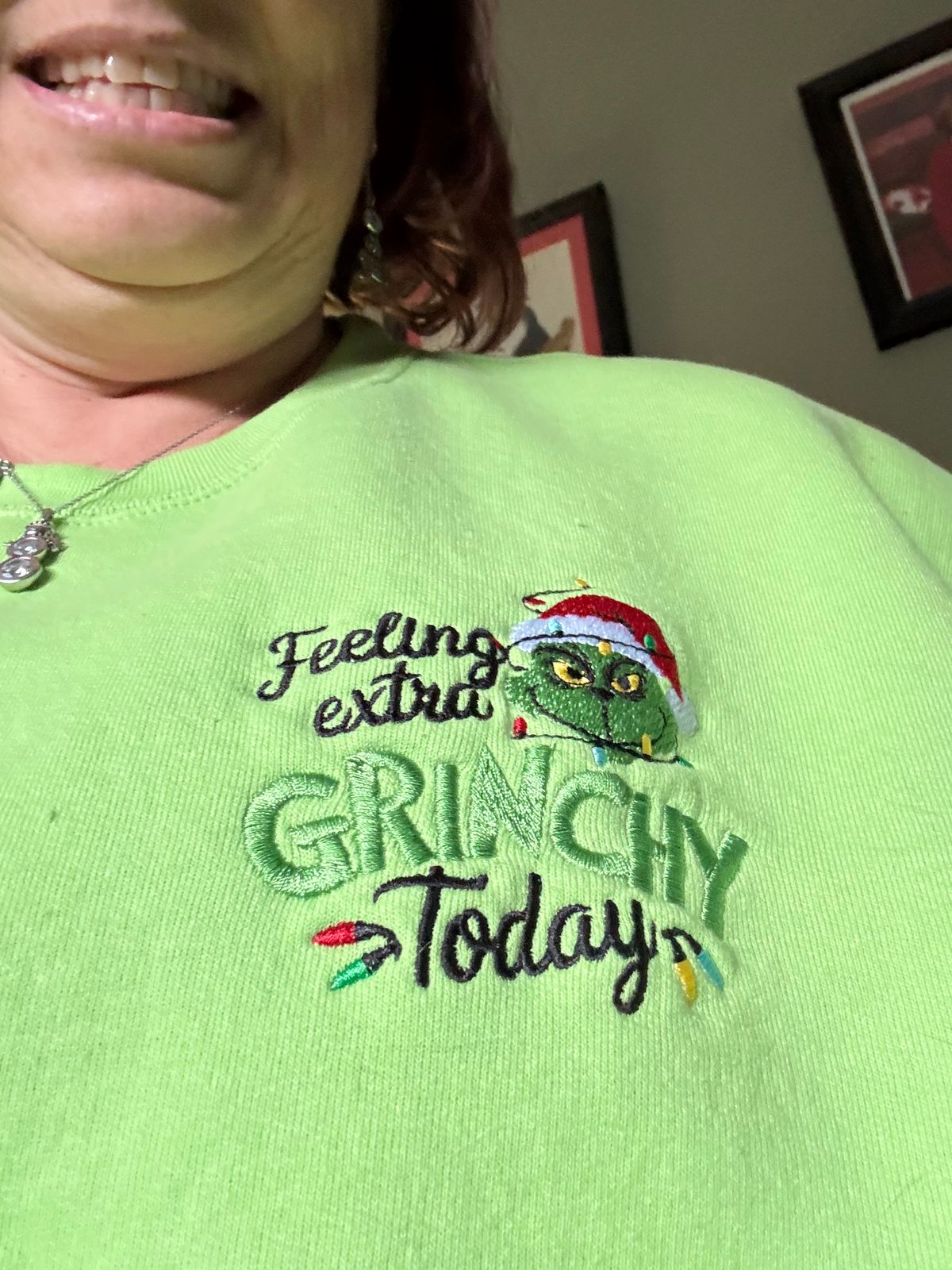 Feeling Extra Gr*nchy Today Embroidered Sweatshirt - Sunshine Sisters
