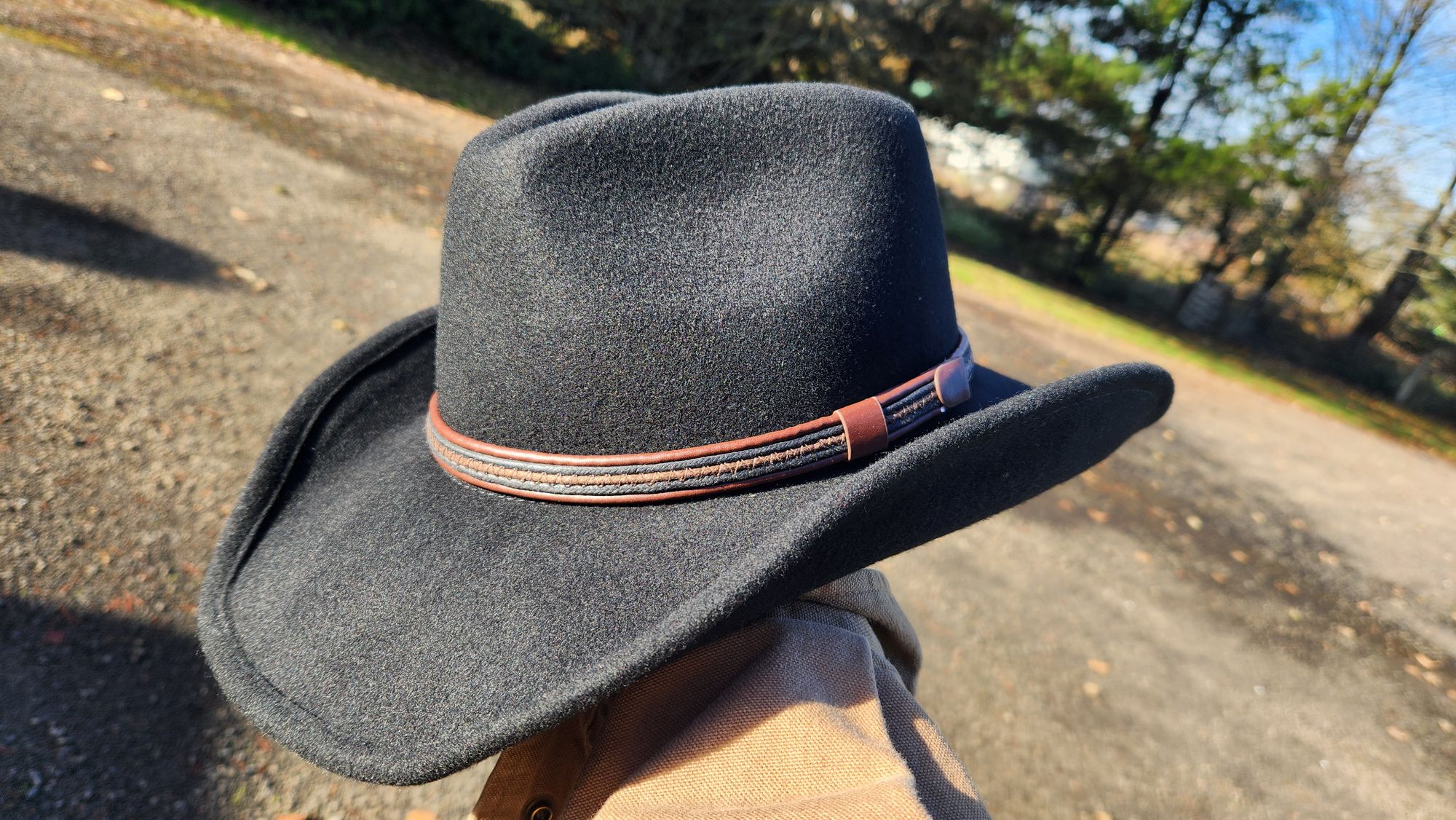 NIB Lark Handcrafted 100% Wool Western Hat WESTERN WOOL HAT main image 4