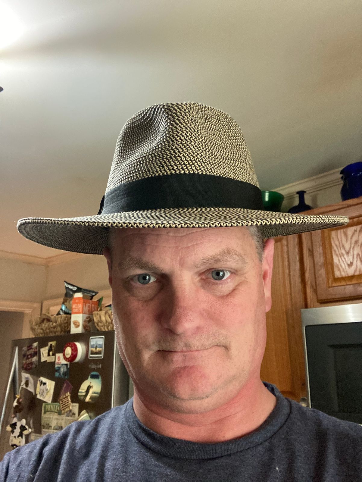 Nero | Mens Two-Tone Woven Straw Fedora Hat – American Hat 