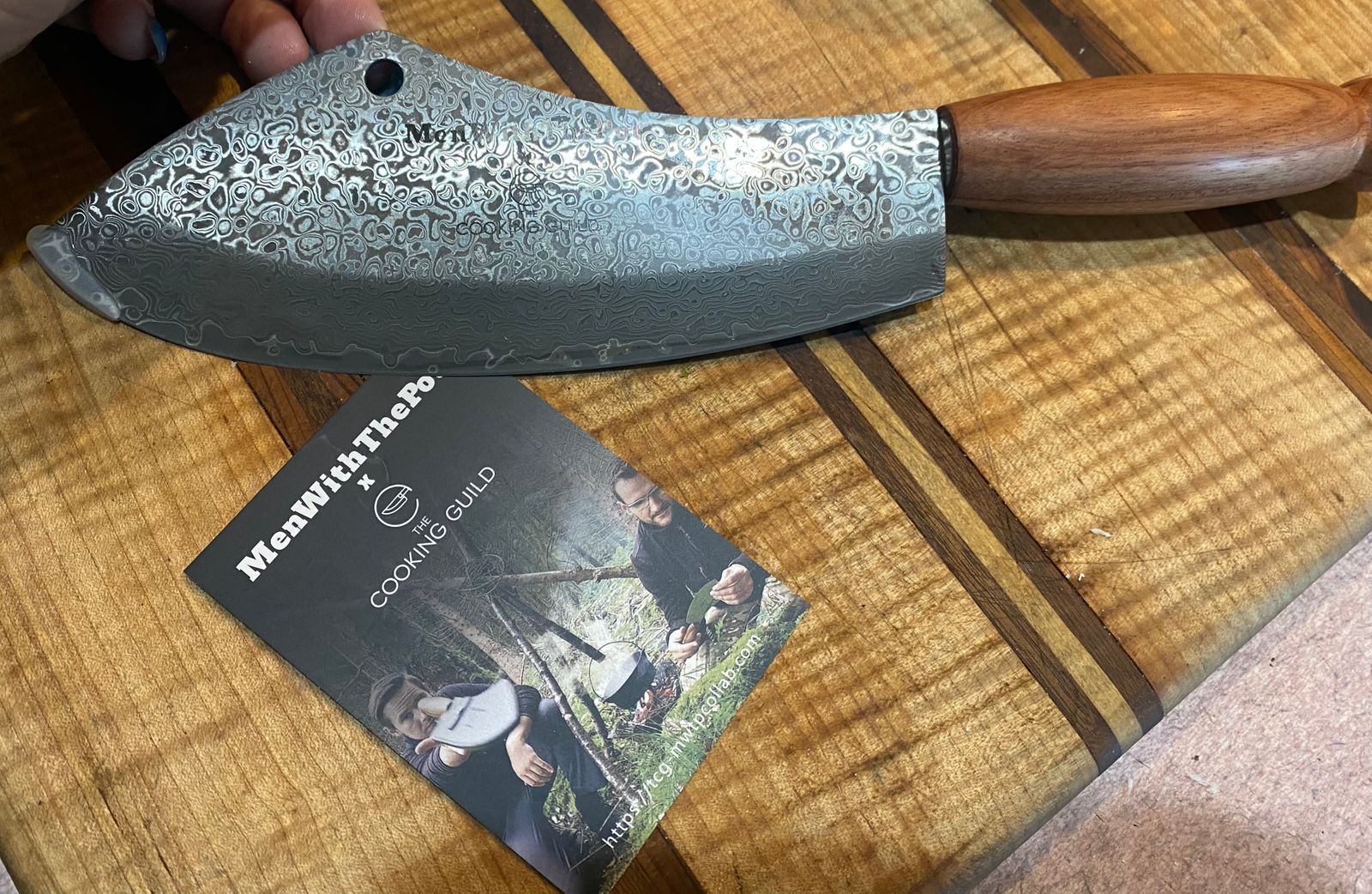 Damascus Cleaver – MenWithThePot