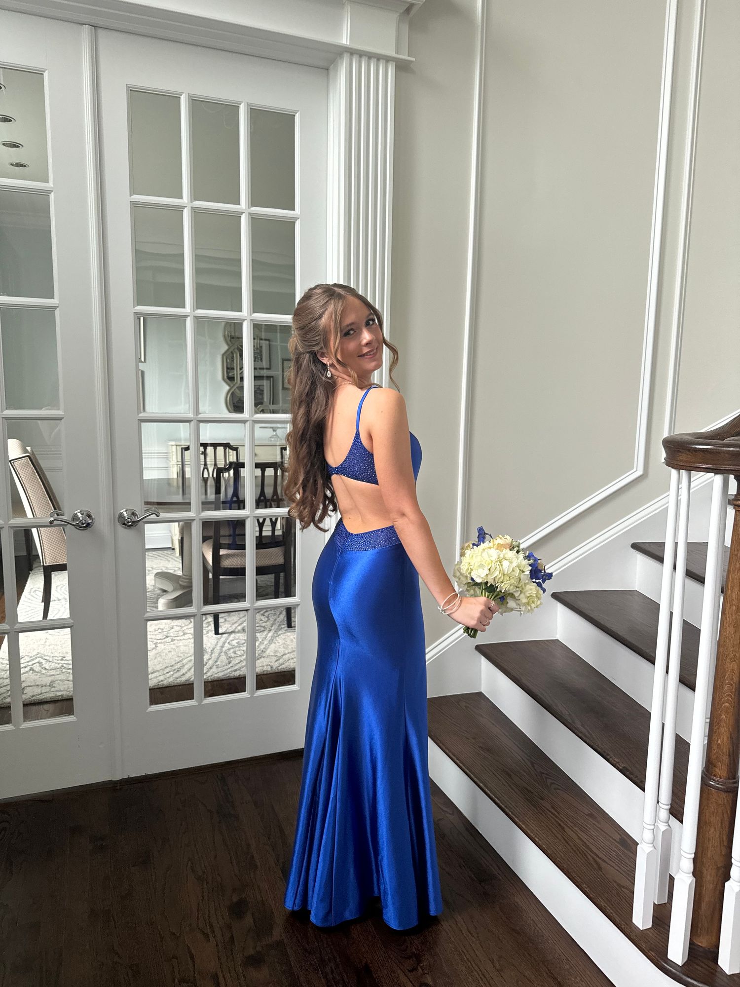 slim fit dress slacks See Through Lace Appliqued Homecoming Dresses V Neck Short Hoco Dress ARD1556