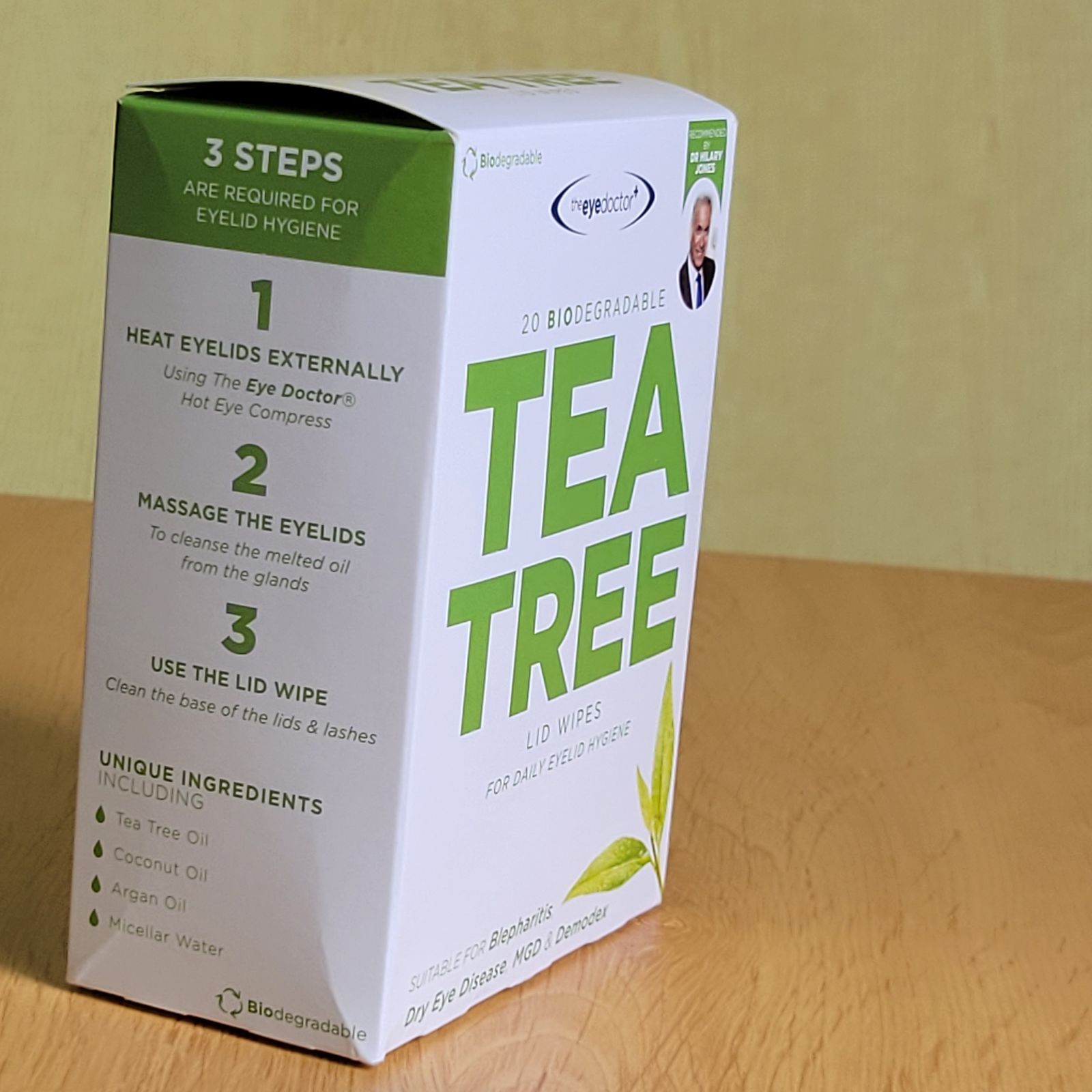 Nettoyant Pour Paupières The Eye Doctor à L'huile De Tea Tree - 100ml, Neuf Dans Son Emballage