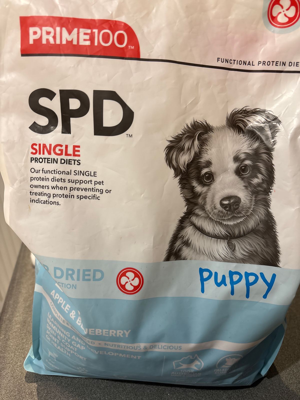 Prime100 SPD Lamb, Apple Blueberry Puppy Dry Food – Vets Love Pets