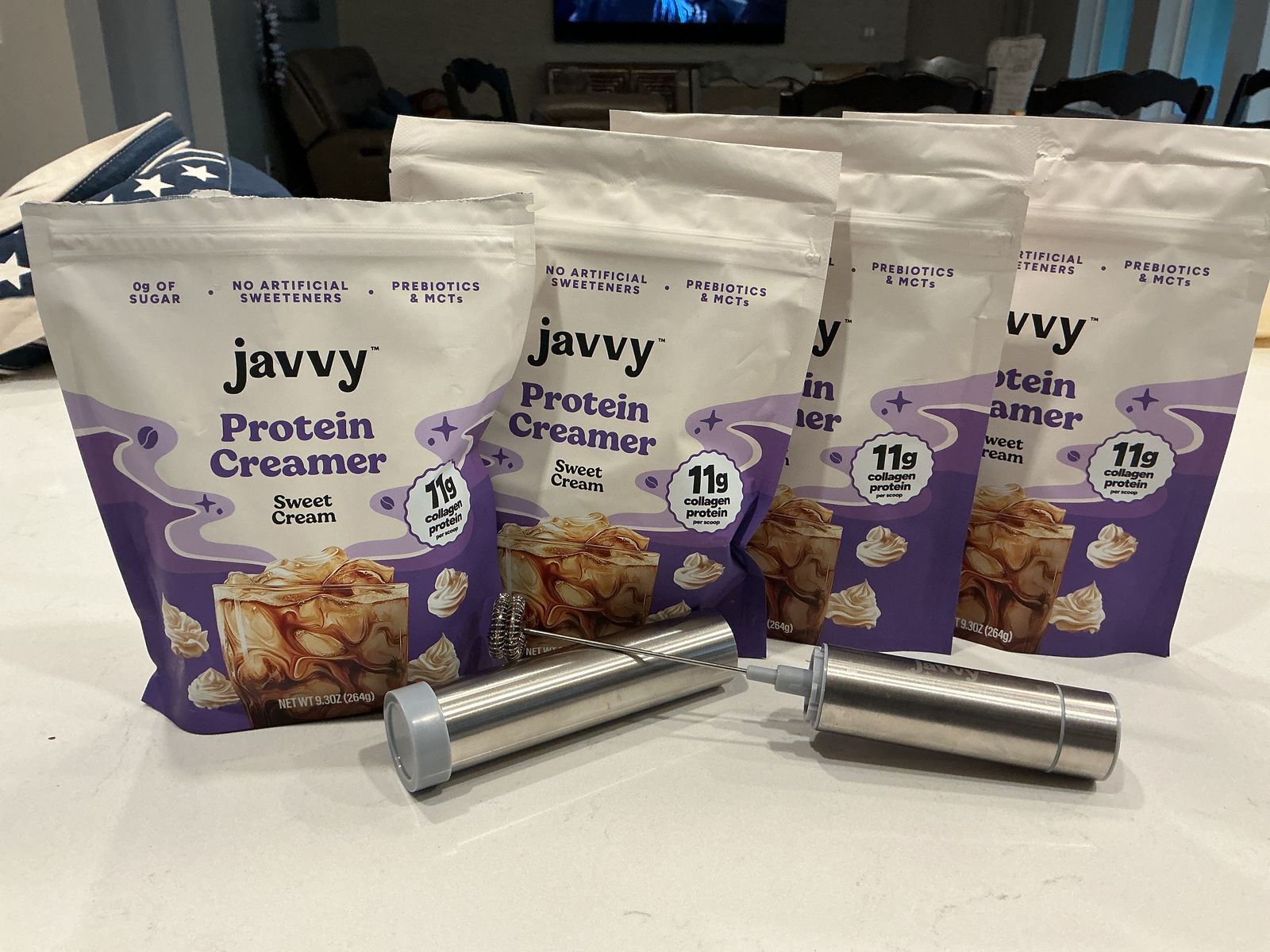 Protein Creamer - Caramel & Hazelnut Duo - 2 Bags | Javvy Coffee