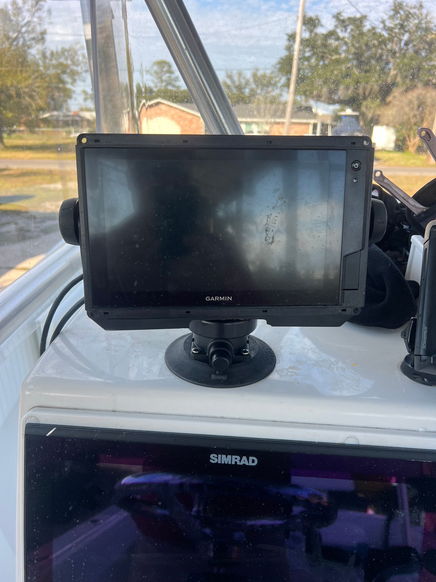 mounts for garmin fish finders RAILBLAZA Unisex Adult ND-275 Fishfinder Mount Low Profile, Multicoloured, Standard : Electronics Ready to Customize your Marine Command Center Porta-Lok Fish Finder Mount w/