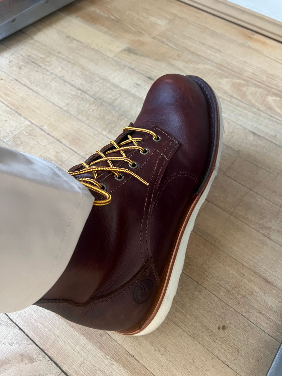 Origin | The American Bison 6-Inch Boot | Size 12 D | Christy Natural Sole Origin The American Bison 6in Boot Men 9.5 EE Christy Black  main image 3
