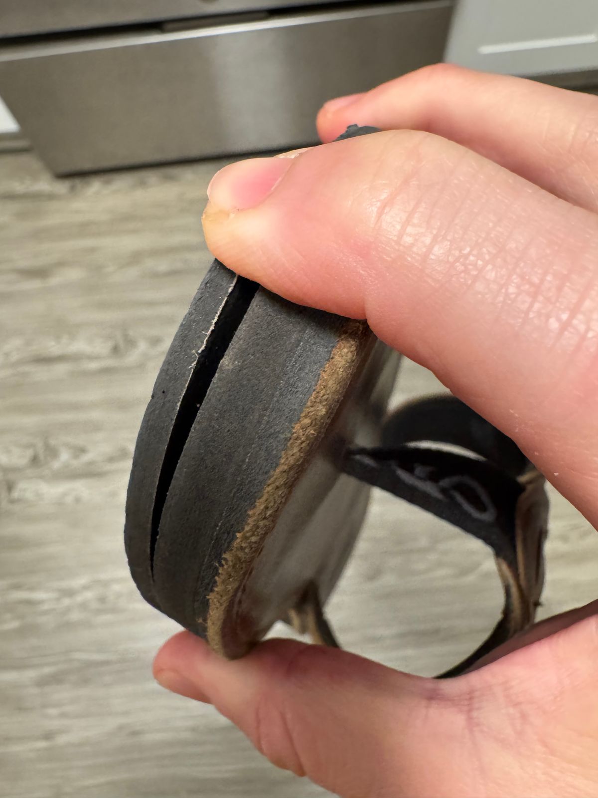 Origin® Built By Freedom™ Flop Leather Sandal Mens 11 Who Knew Flip Flops Were So Complicated? - YouTube main image 2