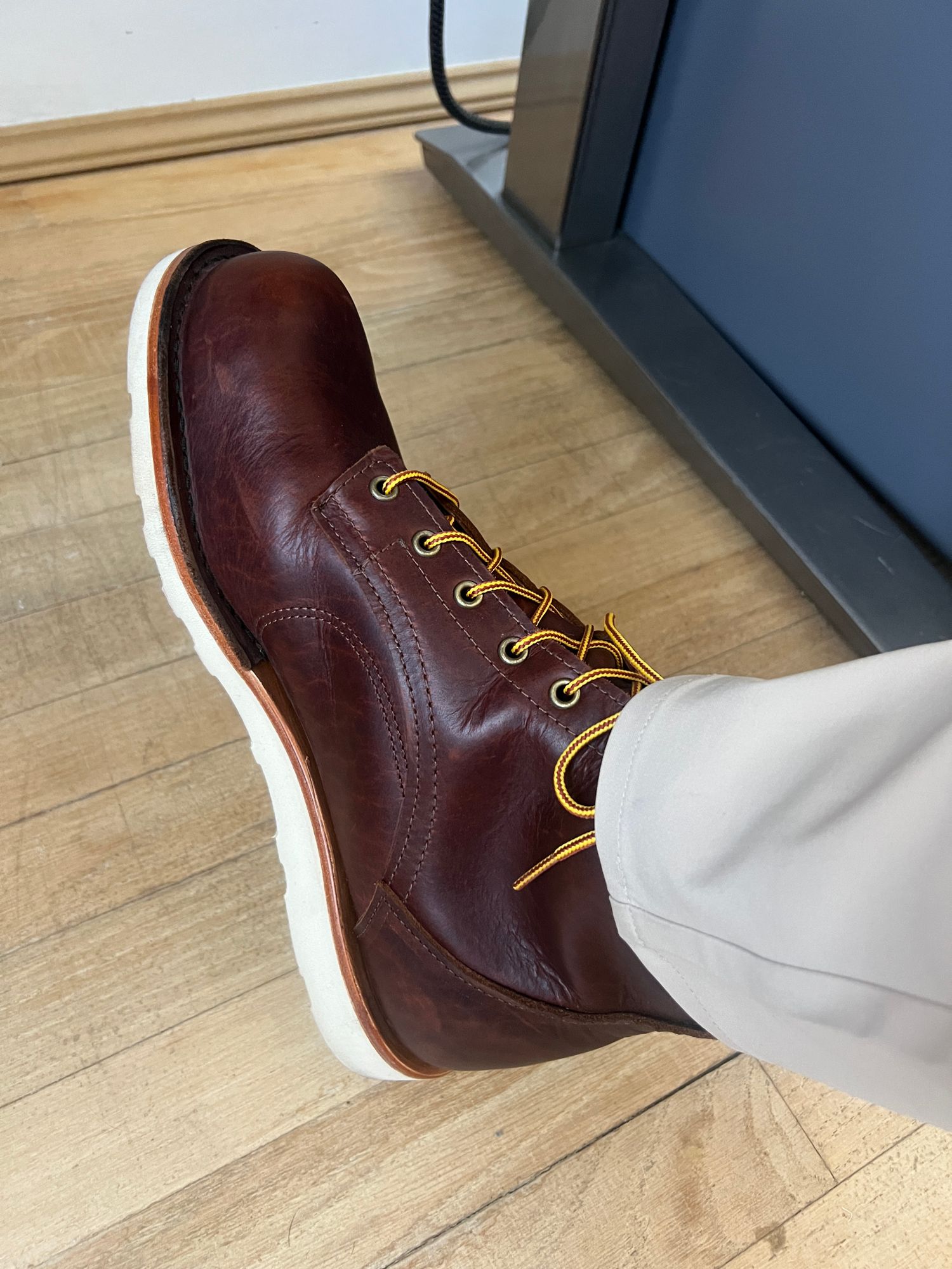 Origin | The American Bison 6-Inch Boot | Size 12 D | Christy Natural Sole Origin The American Bison 6in Boot Men 9.5 EE Christy Black  main image 4