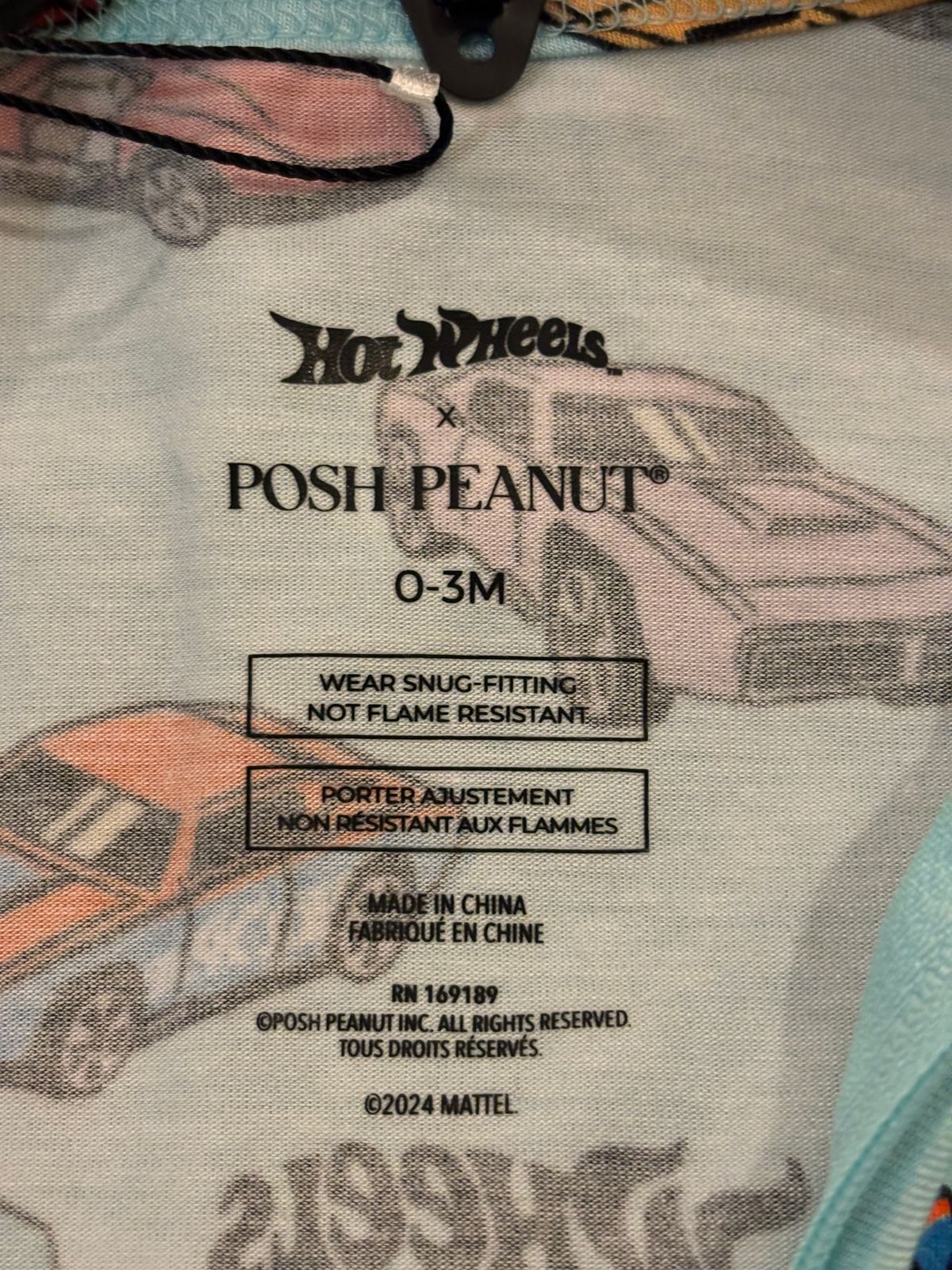 Retro Hot Wheels - Footie Zippered One Piece | Posh Peanut display picture 1