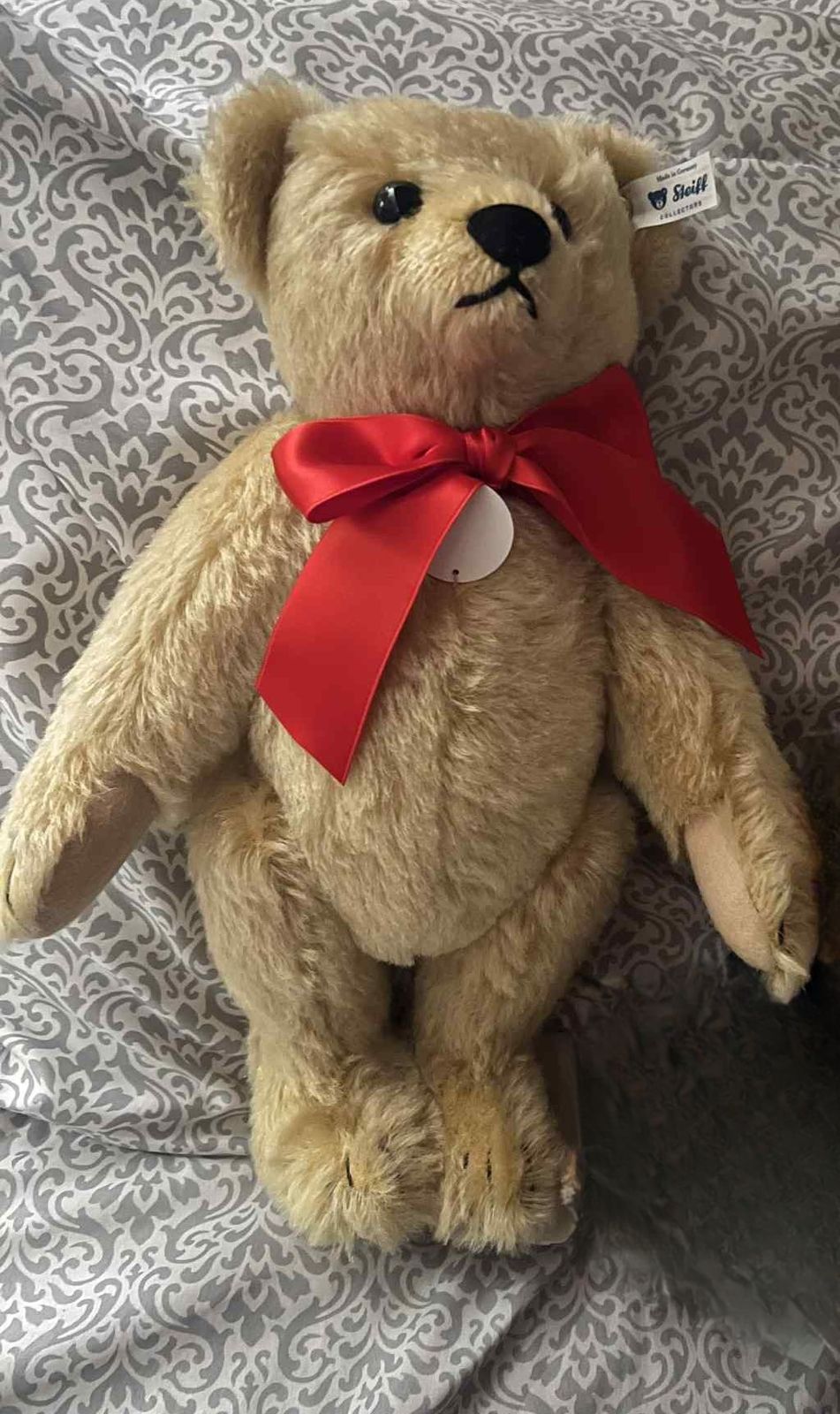 Ours Teddy réplique 1925, 33 cm, beige