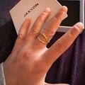 Women's Crossover Ring - Gold