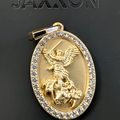 Studded St. Michael Pendant