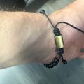Onyx Beaded Bracelet - Gold