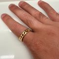 Cuban Link Ring Gold