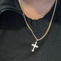 Pavé Cross Pendant