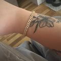 Women's Iced Out Cuban Link Bracelet - Gold