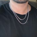 Cuban + Rope Chain Stack