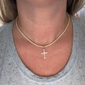 Women's Pavé Cross Pendant