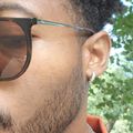 Iced Out Hoop Earrings - Silver